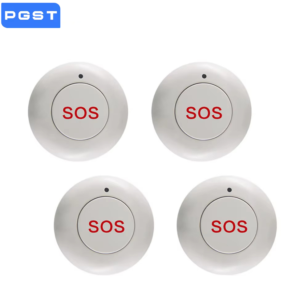 Home Security Deals - ワイヤレス SOS ボタンスマートホームゲートセキュリティドアベルパニック緊急ボタン 433MHz 家庭用盗難警報システム用