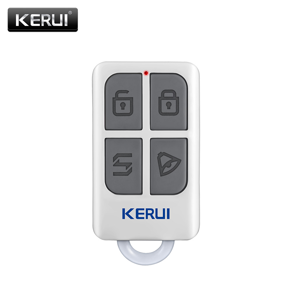 Home Security Deals - Kerui-ポータブルワイヤレスリモコン,高速,4ボタン,wifiキーホルダー,gsm,ホームセキュリティ用アラームシステム