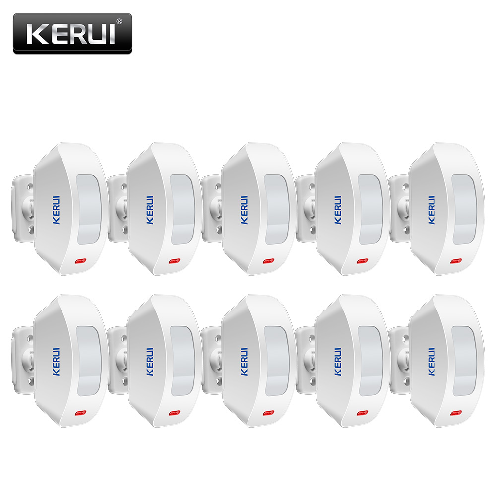 Home Security Deals - KERUI ワイヤレスカーテン赤外線検出器窓 PIR モーションセンサー 433MHz ワイヤレス