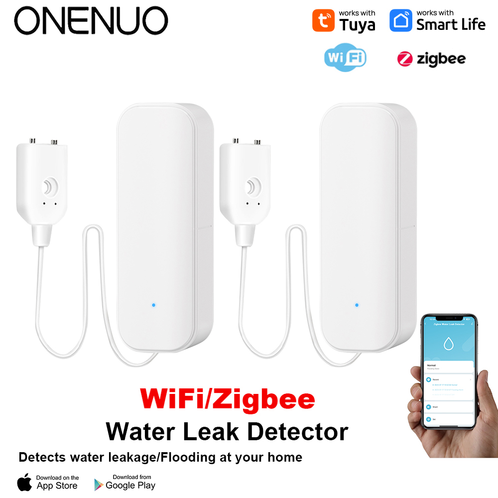 Home Security Deals - WiFi/Zigbee 水センサー Tuya 漏水警報洪水漏水検知器スマートホームライフアプリ水警報オーバーフロー警報セキュリティシステム