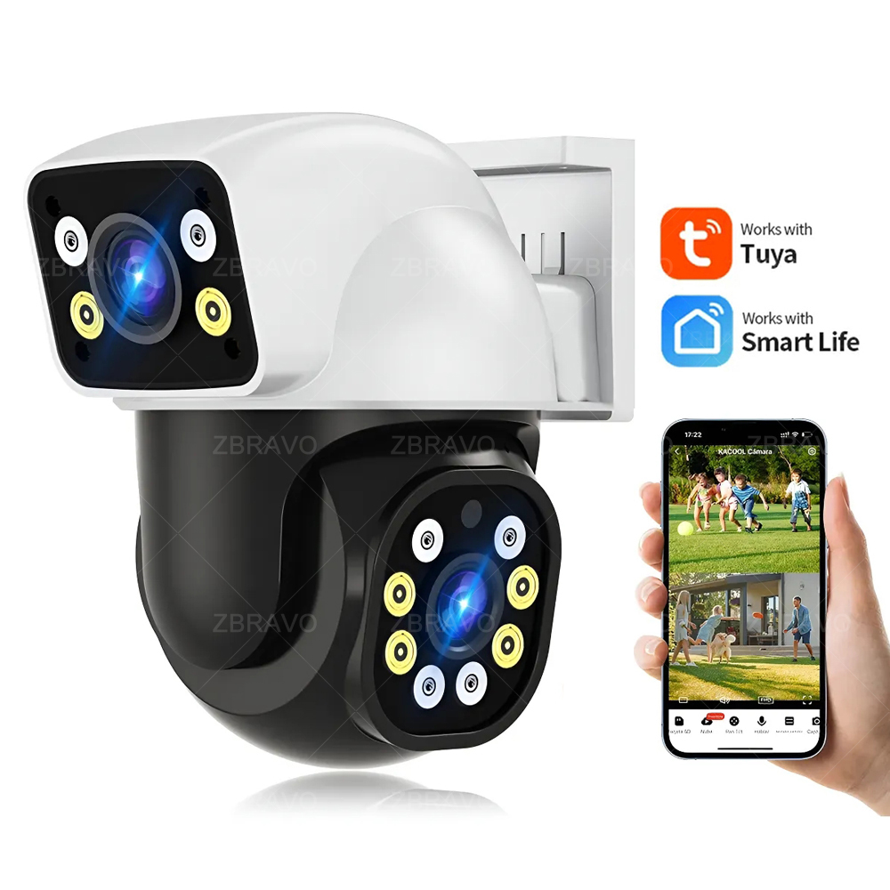 Home Security Group - Smartlife 8MP WiFi Tuya 屋外カメラ ミニ