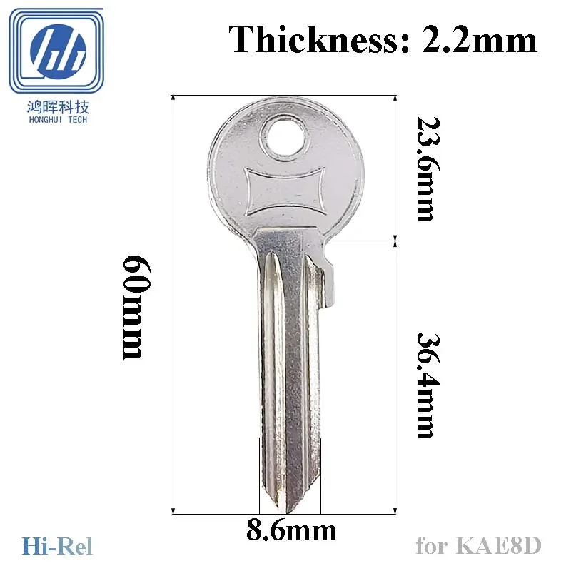 Home Security Door Lock - 5-100個入り Kale KAE8D ブランクキー エンブリオ 鉄製キー