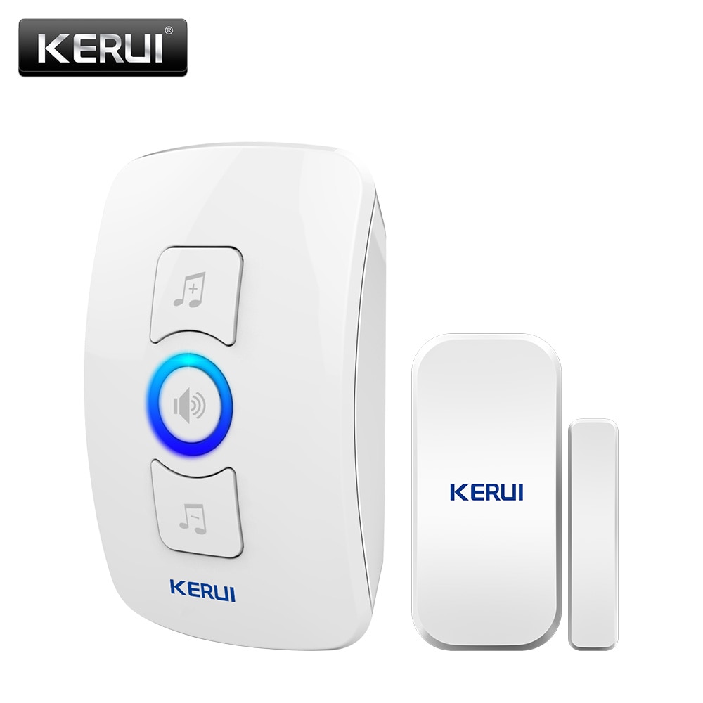 Home Security Options - Kerui m525ワイヤレスドアベル盗難警報32曲オプション500フィートドアチャイムホームセキュリティ歓迎スマート盗難防止ドアベル