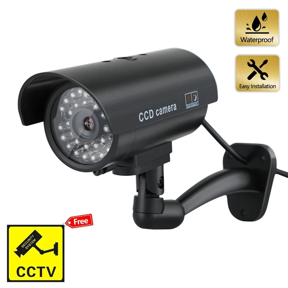 Fake Camera Dummy - HONTUSEC 偽弾丸カメラセキュリティ CCTV カメラ防水エミュレーション IR LED
