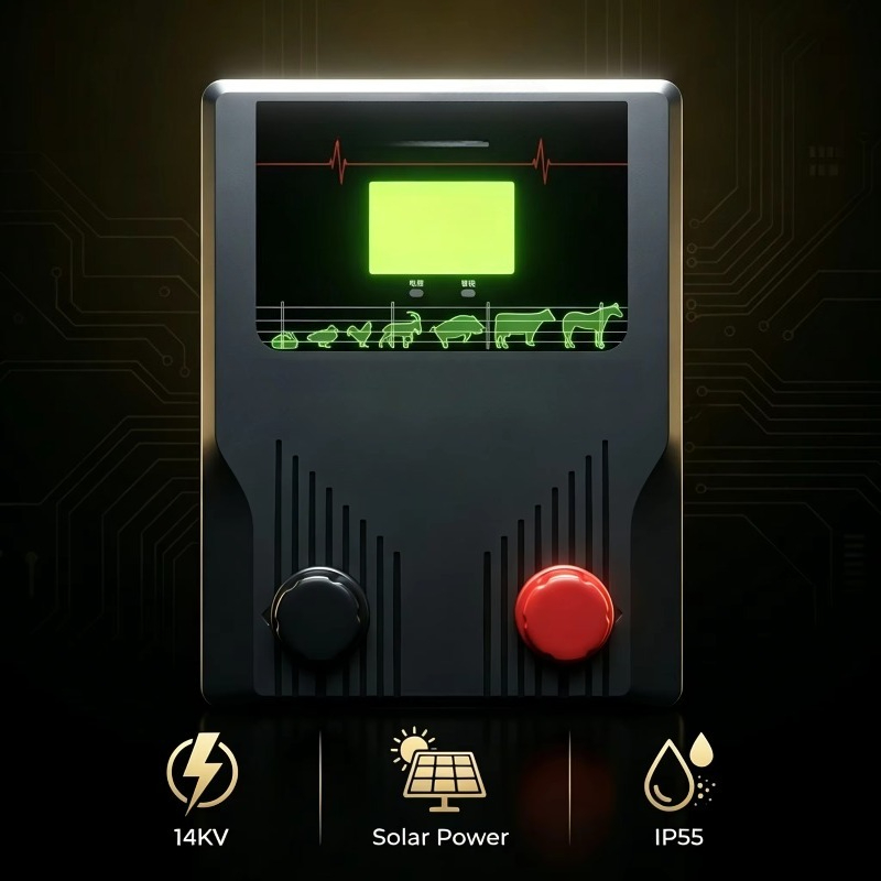 Home Security Electric Fence - LX-PX350電気式セキュリティフェンス 30KM 家畜用プラスチック製防水耐久性産業用3フィート農業家庭用安全フェンス