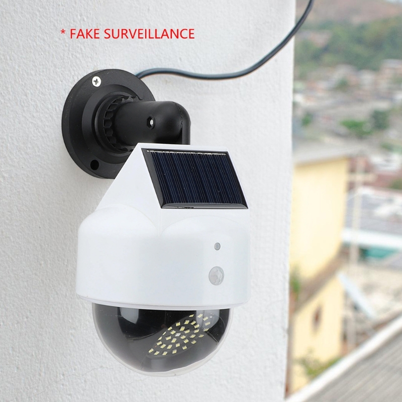 Fake Camera Dummy - ドームダミーフェイクカメラシミュレーションモニターセキュリティカメラライト模擬カメラ3モード調整可能K1KF
