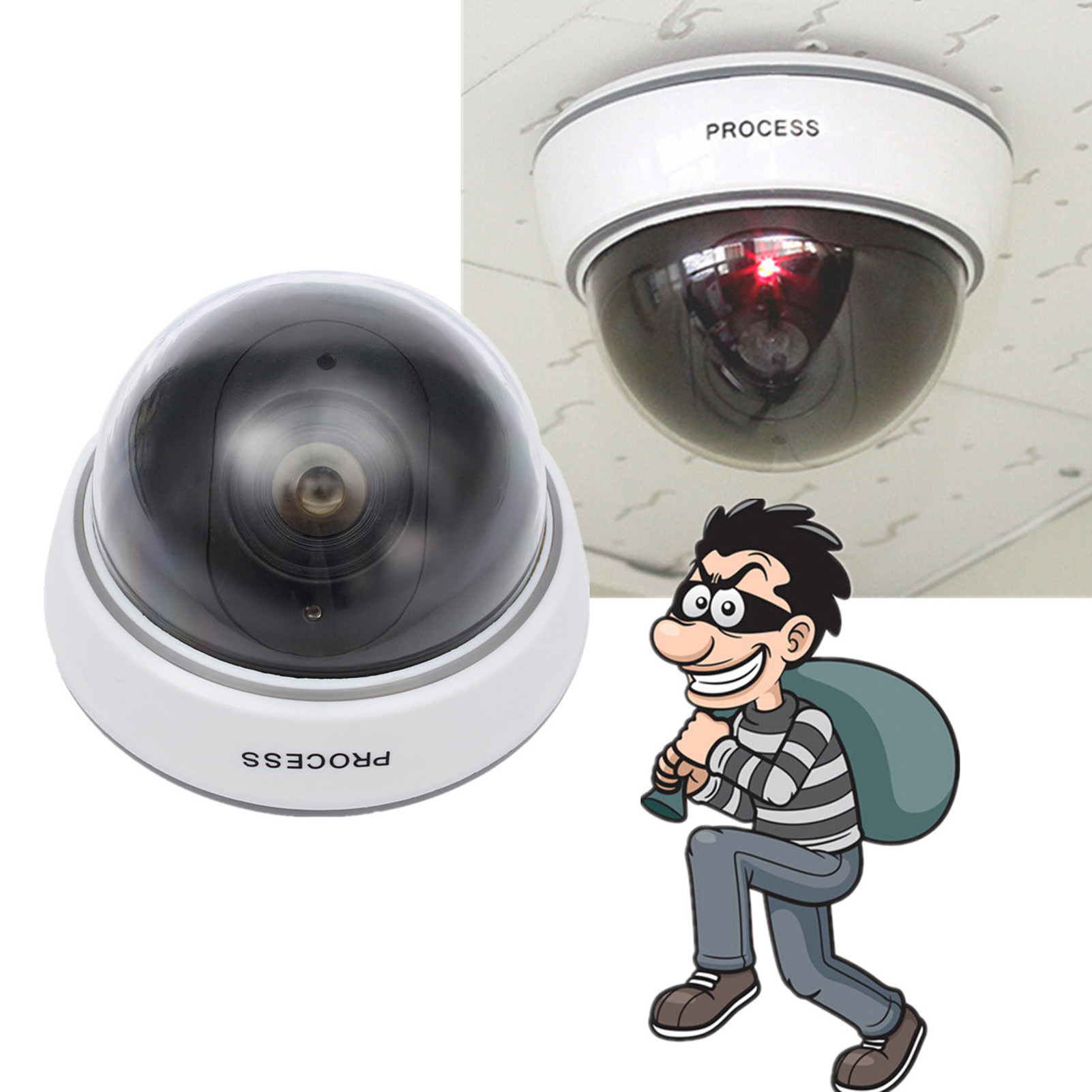 シミュレーションカメラ 偽ダミードーム監視セキュリティカメラ - Fake Camera Dummy のレビューと価格
