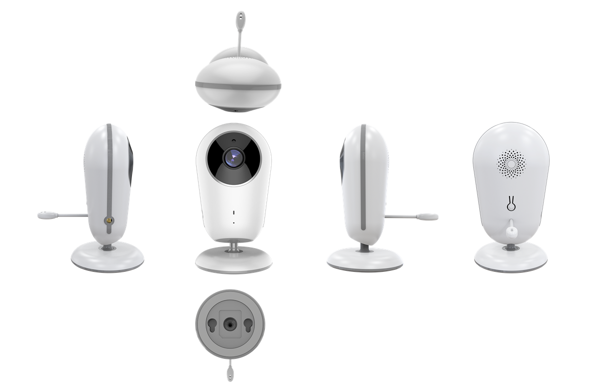 4.3 インチ 1080P フル HD ワイヤレスベビーモニ - Home Security Wireless Cameras のレビューと価格