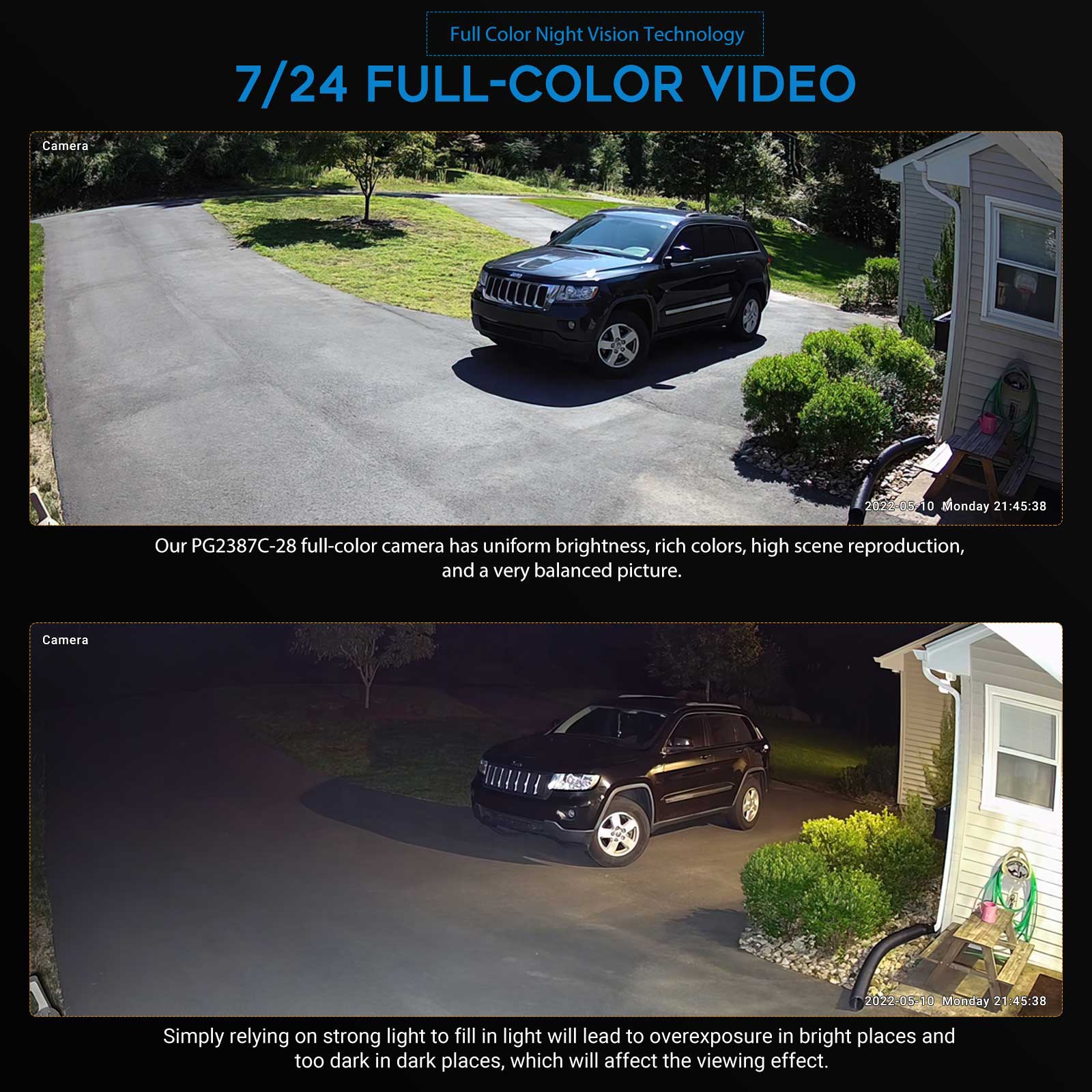 VIKYLIN 5MP フルカラーナイトビジョンIPカメラ  - Home Security Options のレビューと価格