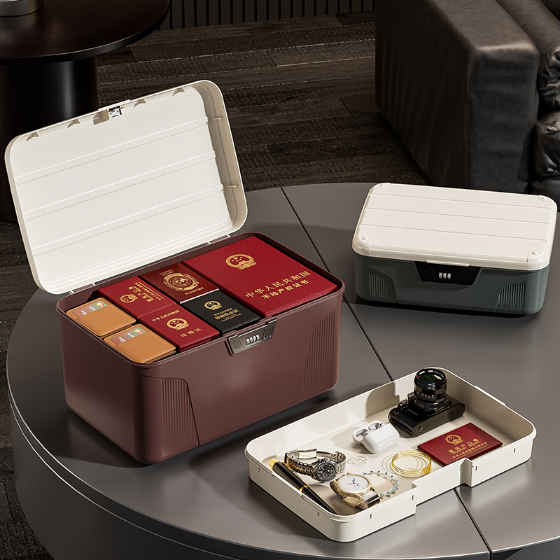 多層セーフボックス デジタルパスワードロック付き ポータブル - Safe Box Digital のレビューと価格