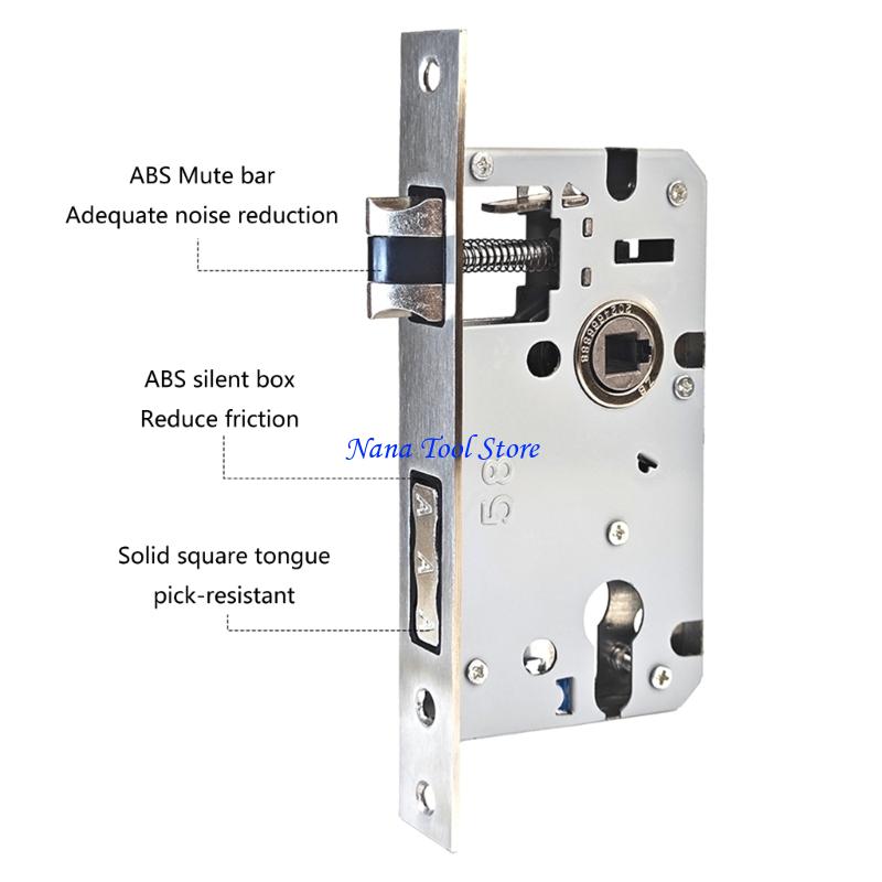 31GJ アップグレード亜鉛合金ドアハンドルロックセットキー - Home Security Door Lock のレビューと価格