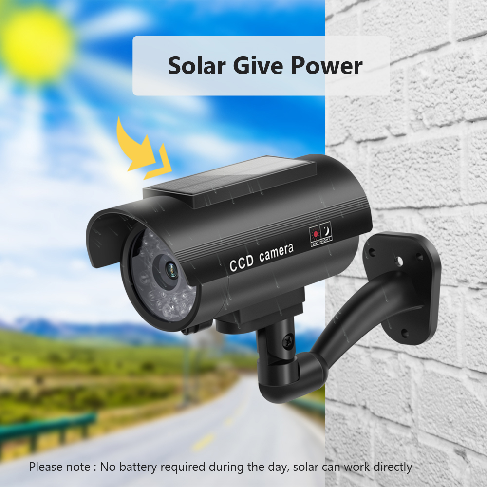 太陽電池パネルシミュレーション監視カメラ、屋外ダミーカメラ、 - Fake Camera Dummy のレビューと価格