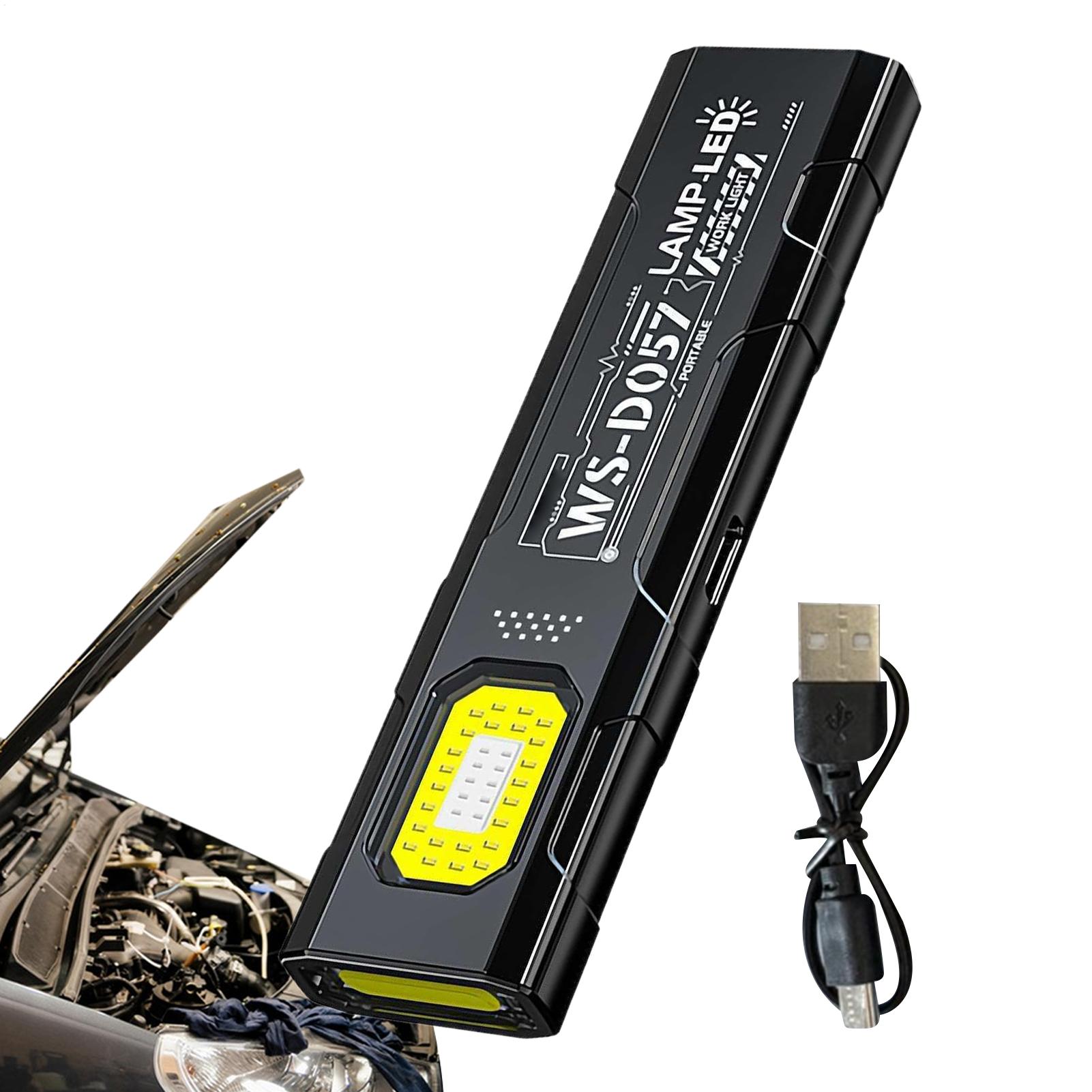 LED COB 懐中電灯タイプ C 充電式 800mAh ポ - Home Security Flood Lights のレビューと価格