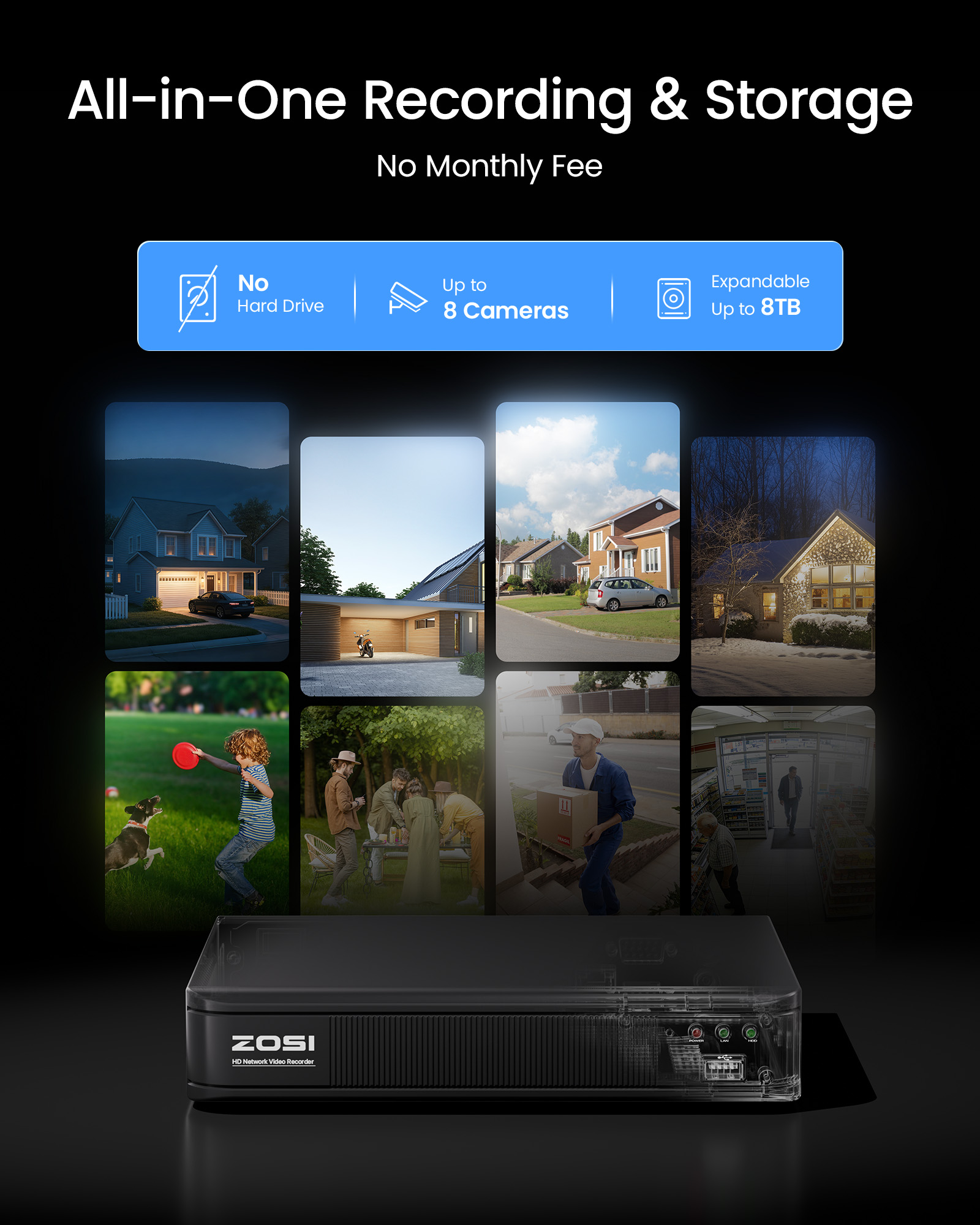ZOSI 3K Lite 有線CCTVセキュリティカメラシス - Home Security Group のレビューと価格