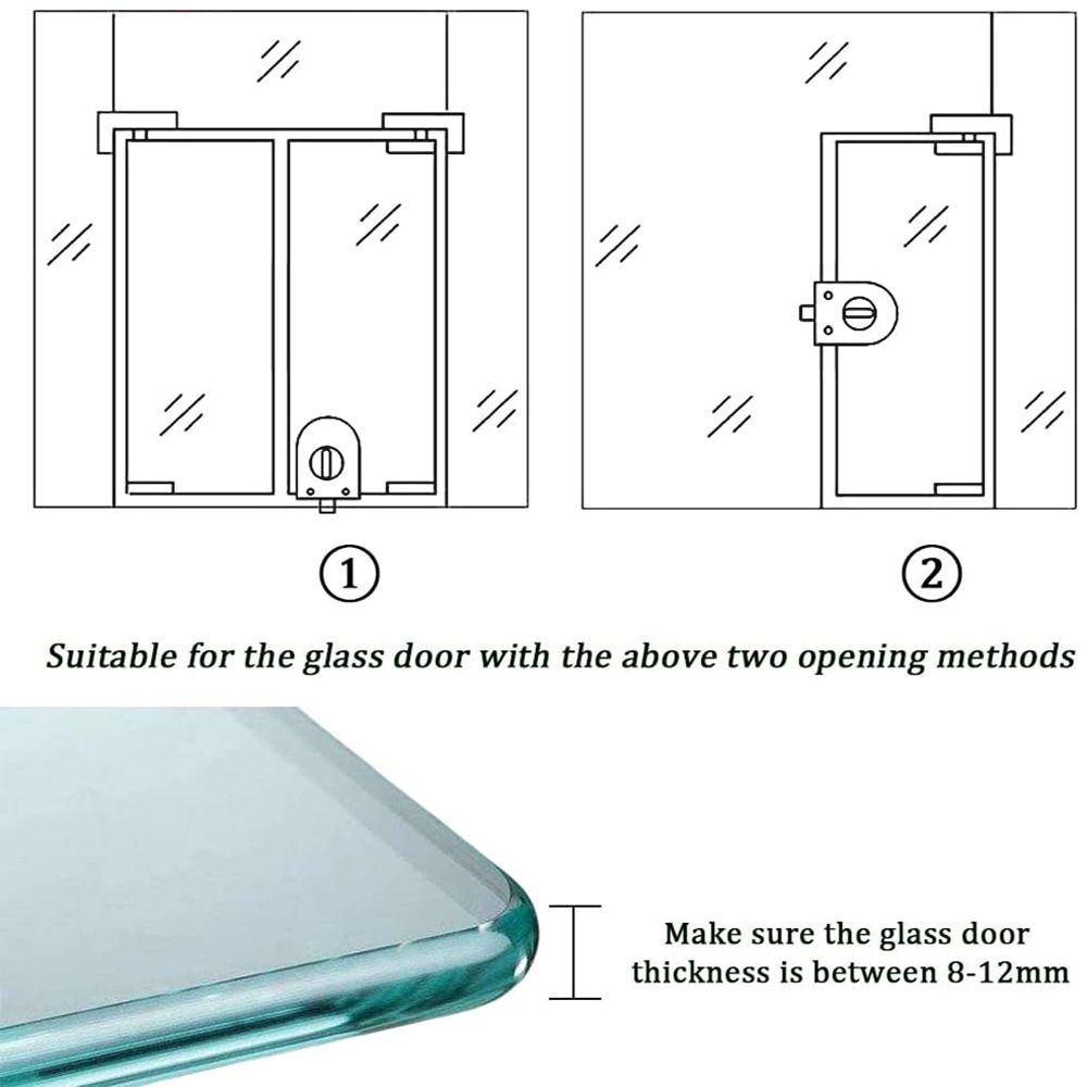トイレショップホームセキュリティ盗難防止ゲートフロアラッチガ - Home Security Door Lock のレビューと価格