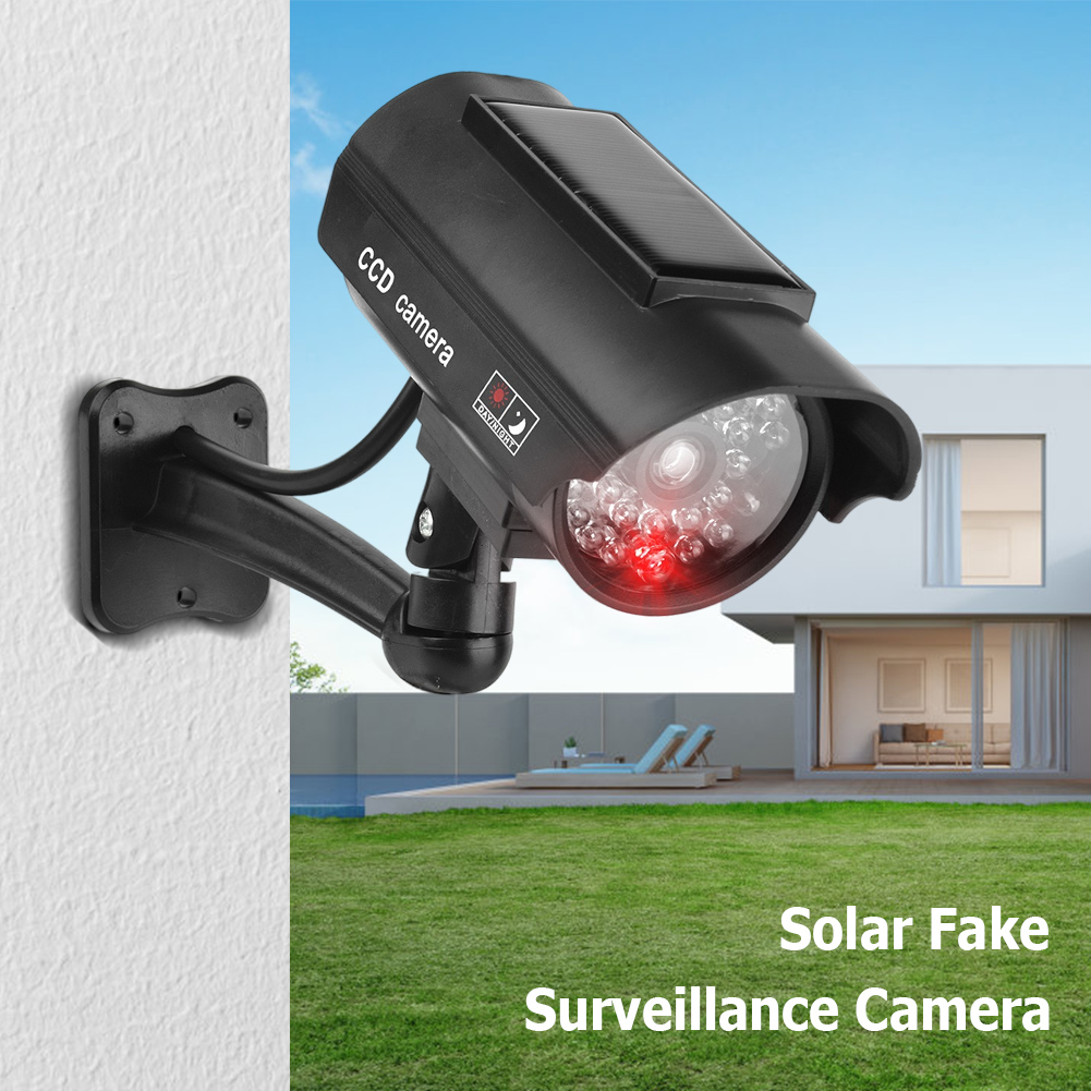 ダミーCCTVカメラ耐候性偽監視カメラ、赤色LEDライト点滅 - Fake Camera Dummy のレビューと価格