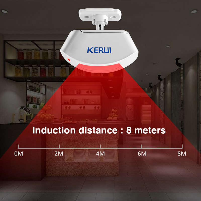 KERUI ワイヤレスカーテン赤外線検出器窓 PIR モーシ - Home Security Deals のレビューと価格