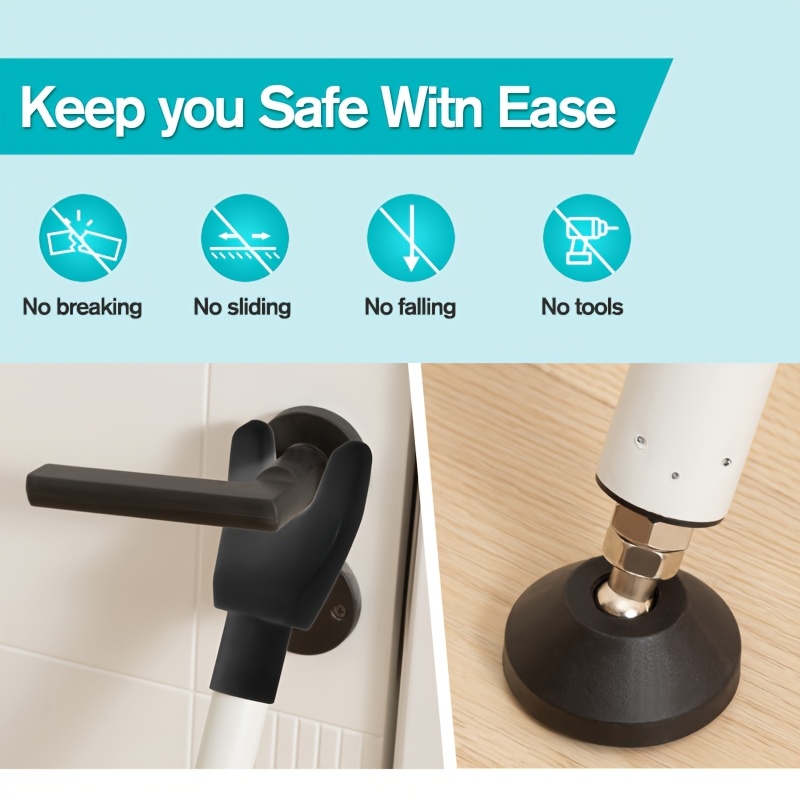 調整可能な2in1スライド式パティオドアセキュリティバー、盗 - Home Security Door Reinforcement Lock のレビューと価格