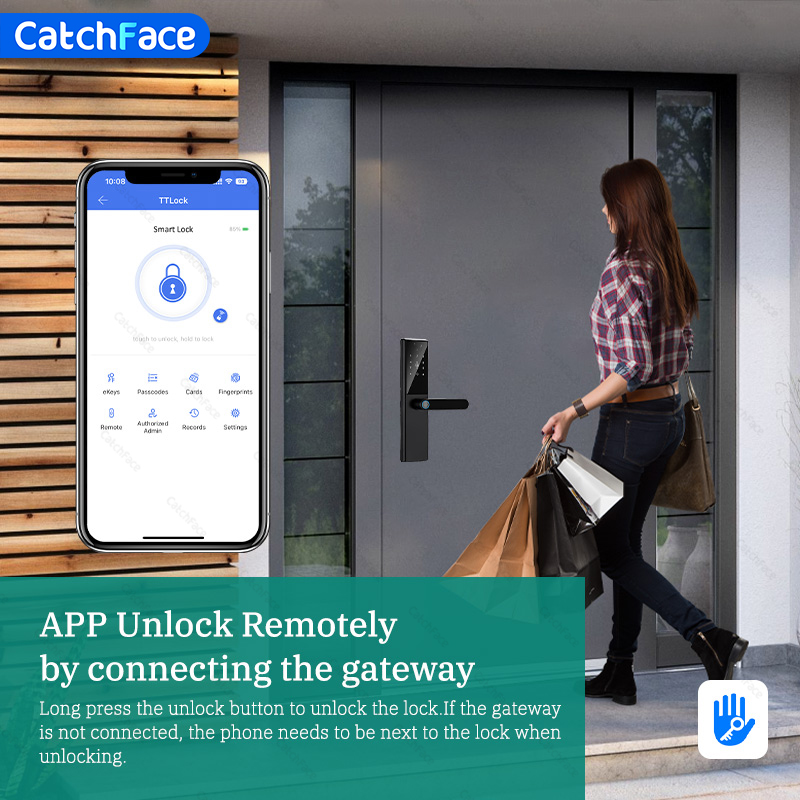 Bluetooth 指紋ドアロック TTLock アプリコー - Home Security Group のレビューと価格