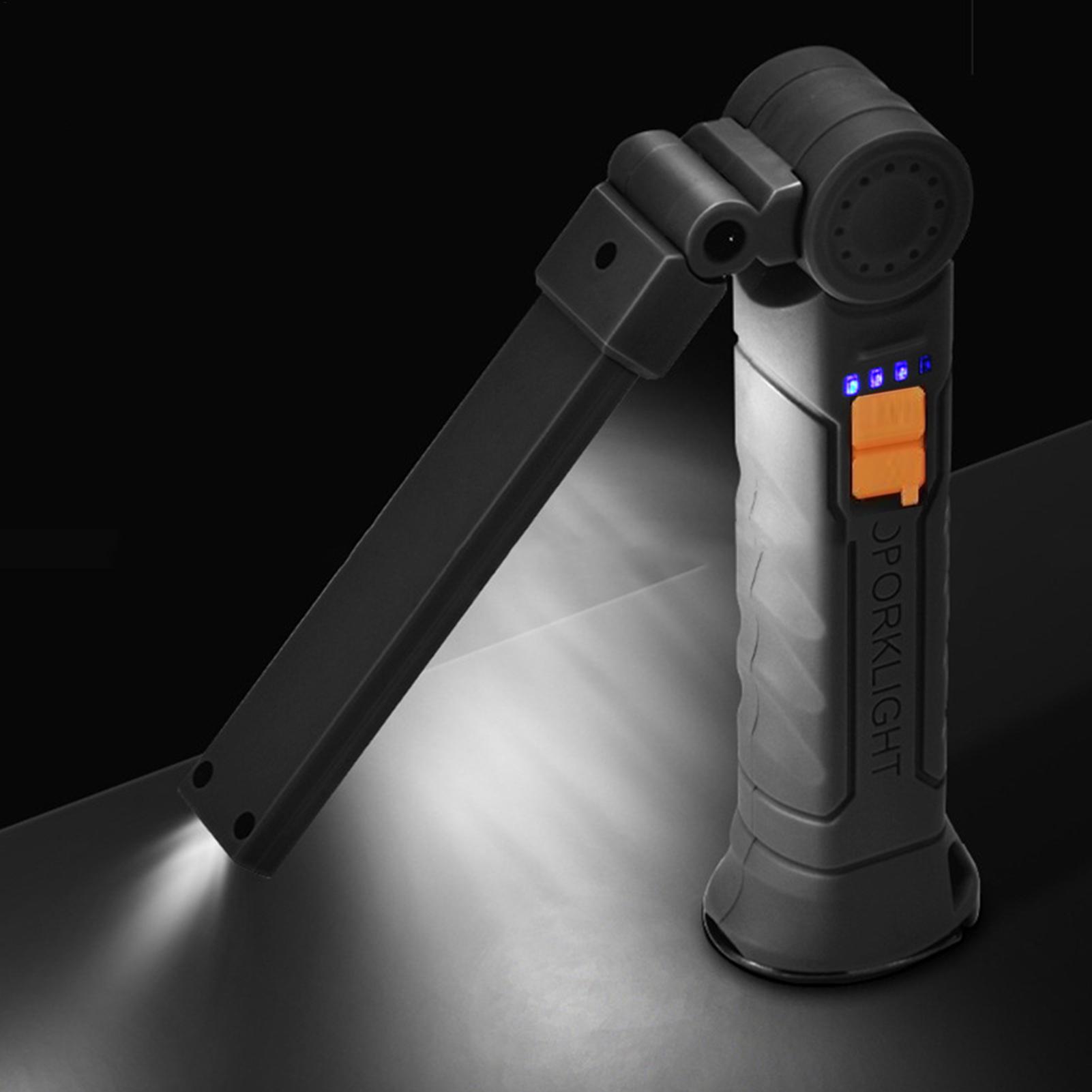 充電式LED懐中電灯 マグネット＆フック付き 防水仕様 作業 - Home Security Flood Lights のレビューと価格