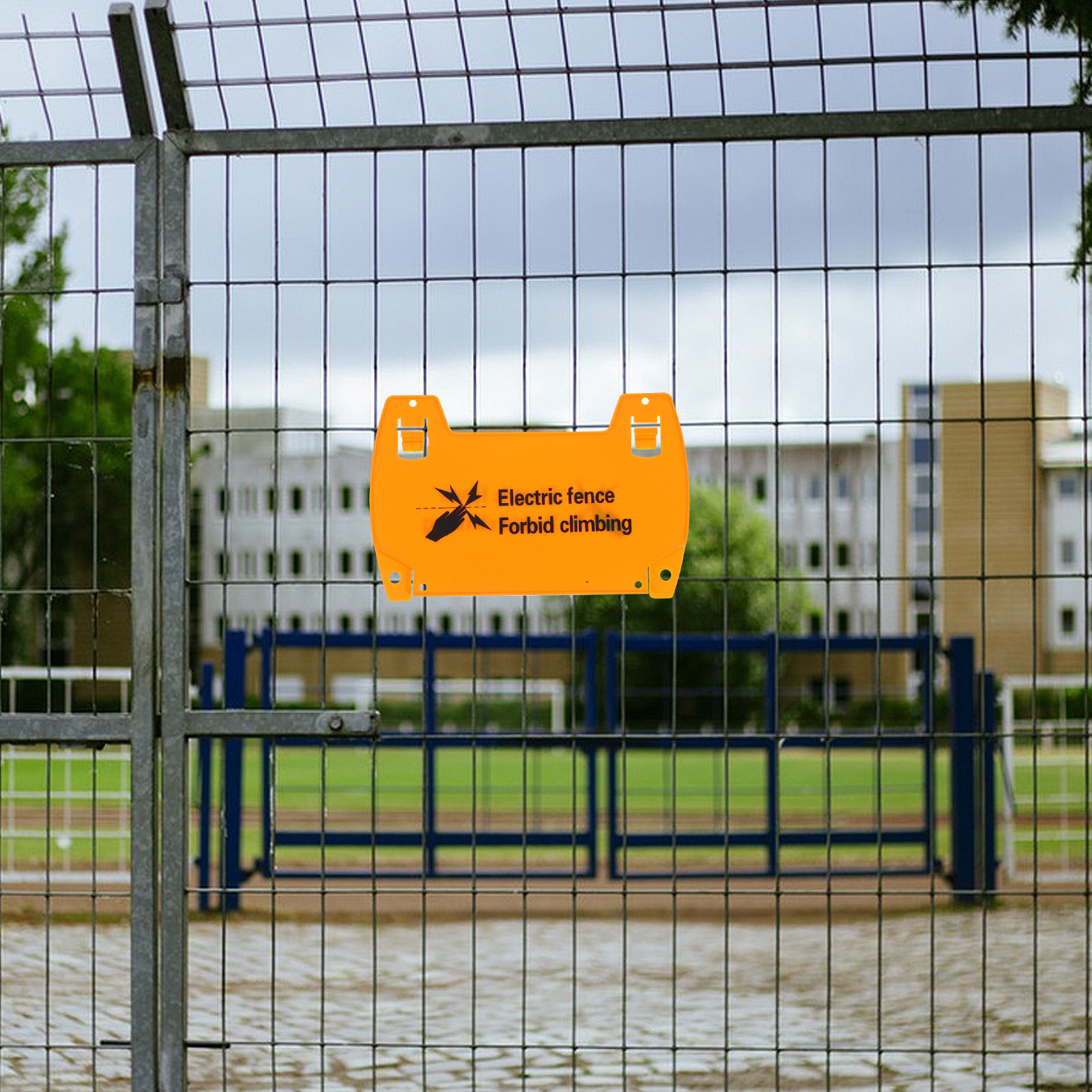 6個入り電気柵警告標識 プラスチック製注意標識 高視認性 耐 - Home Security Electric Fence のレビューと価格