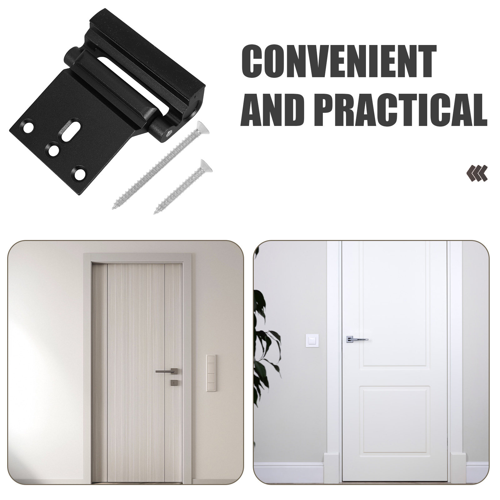2個入りドアセキュリティロック アルミ合金製スライド式チャイ - Home Security Door Reinforcement Lock のレビューと価格
