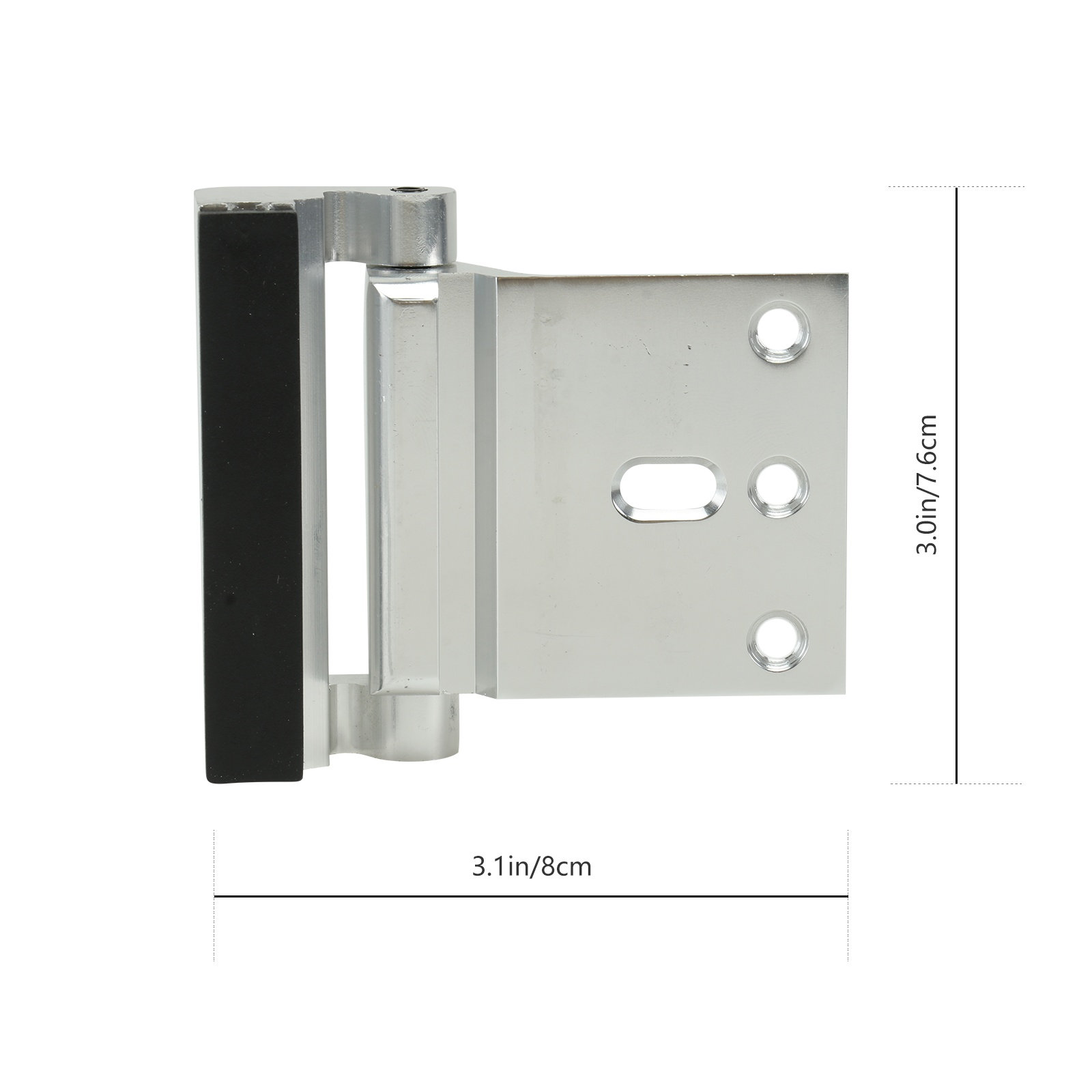 1個入りドアロック補強材 アルミ合金製 シルバー スタビライ - Home Security Door Reinforcement Lock のレビューと価格