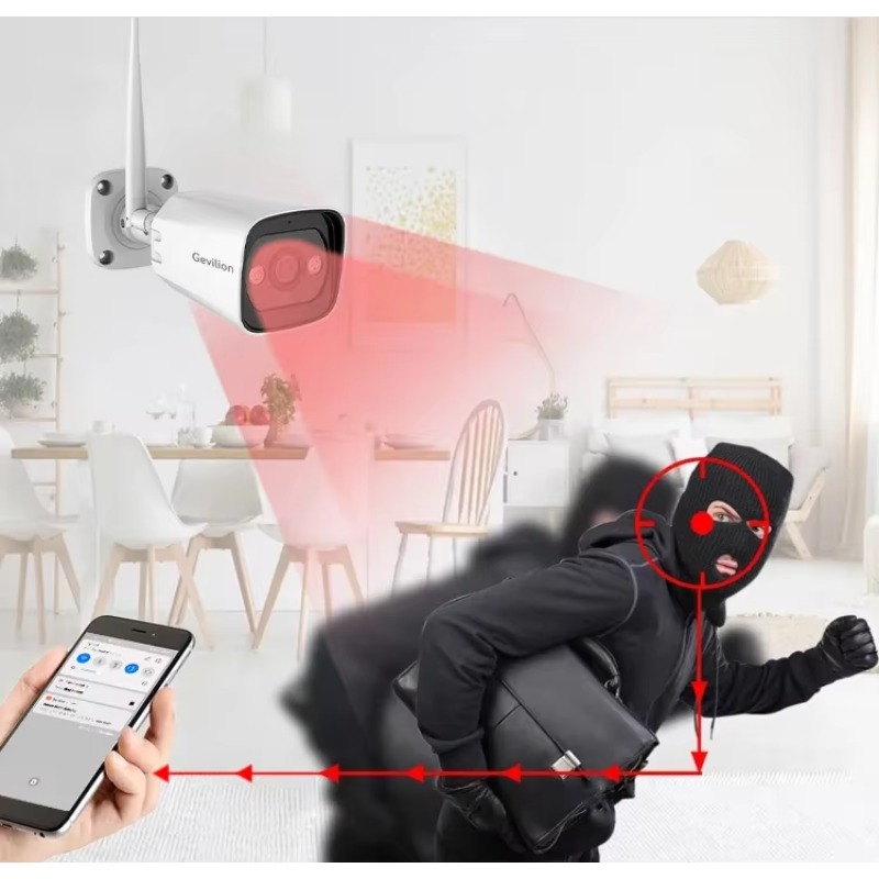 ハイテク3MP 2ch/4ch/8ch 4チャンネルHD W - Home Security Camera System のレビューと価格