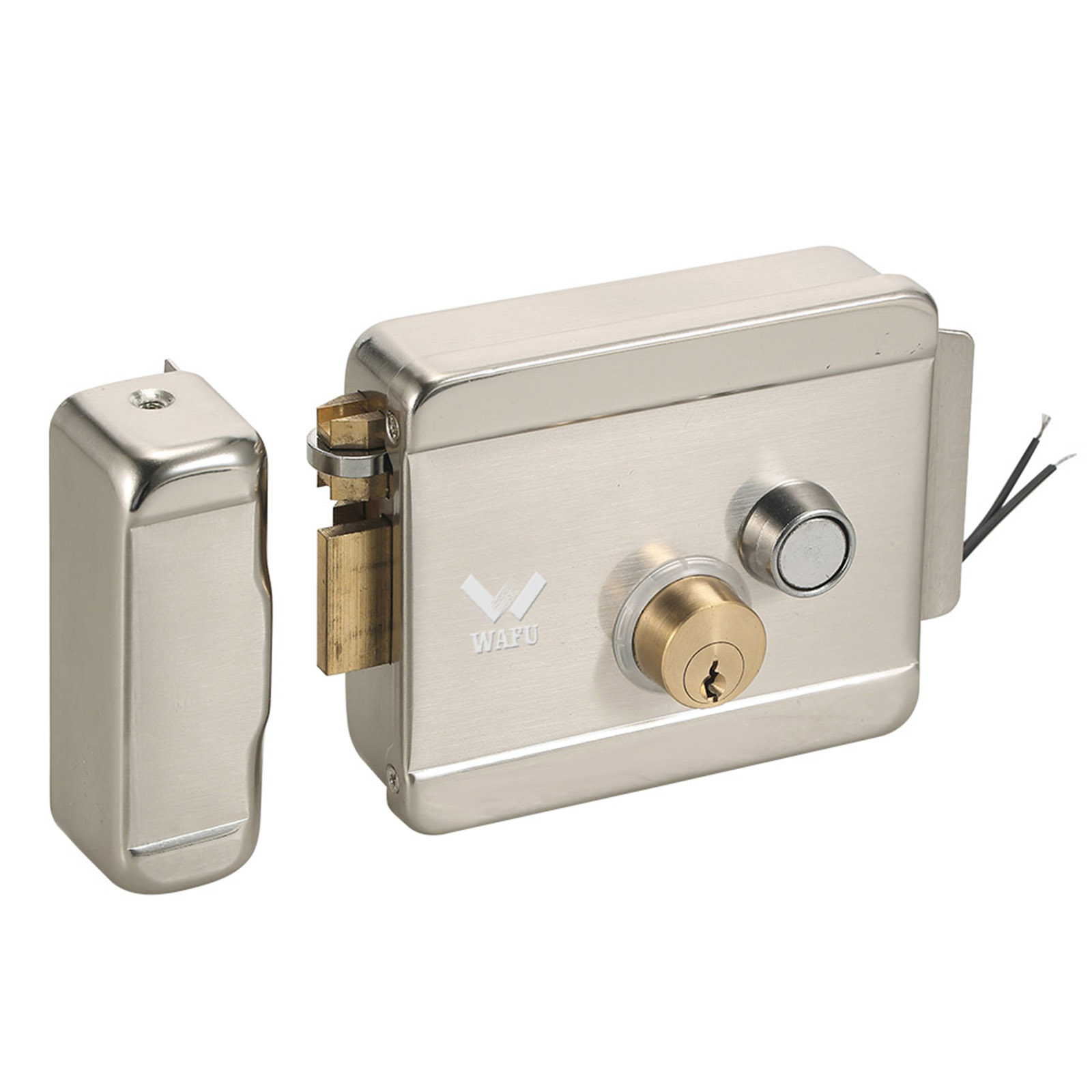 WAFU スマート電気ゲートドアロック安全な電気金属ロック電 - Home Security Deals のレビューと価格