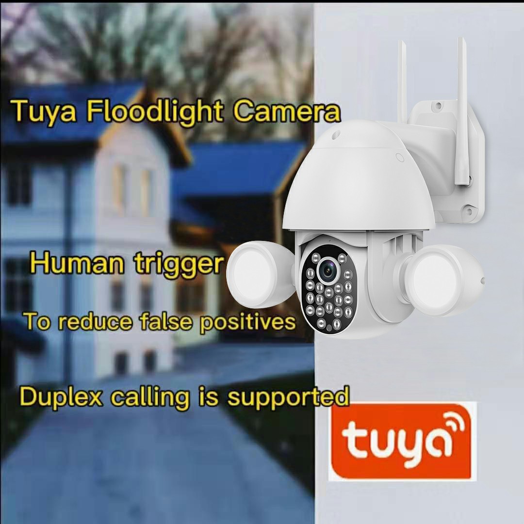 Tuya Smartlife APP スマート照明 3MP  - Home Security Flood Lights のレビューと価格