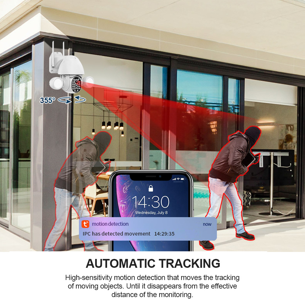 Tuya Smartlife APP スマート照明 3MP  - Home Security Flood Lights のレビューと価格