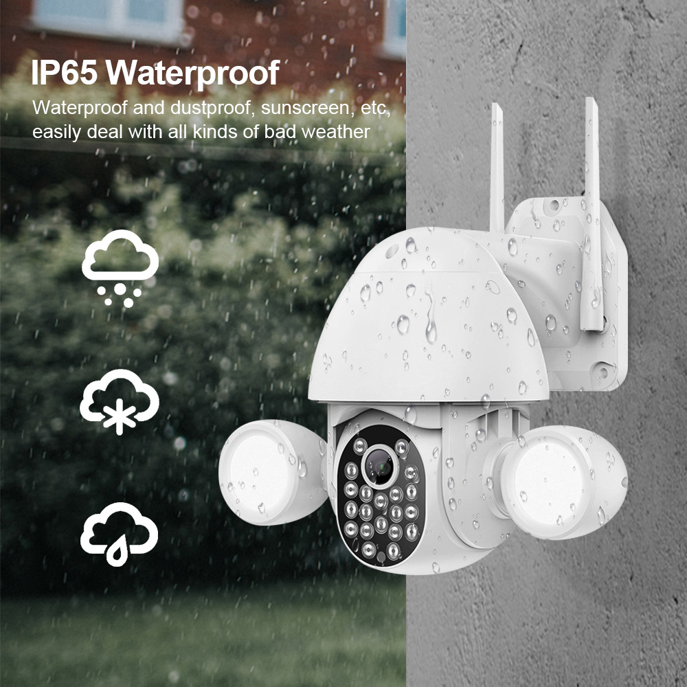 Tuya Smartlife APP スマート照明 3MP  - Home Security Flood Lights のレビューと価格