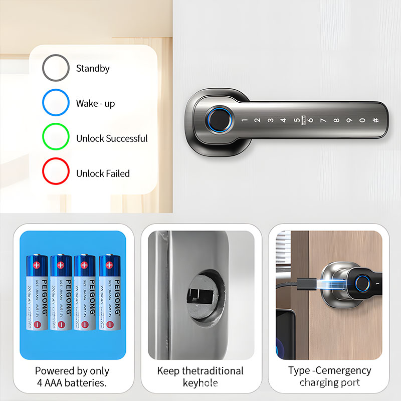 ホームセキュリティデバイス スマート指紋認証ドアロック デジ - Home Security Group のレビューと価格