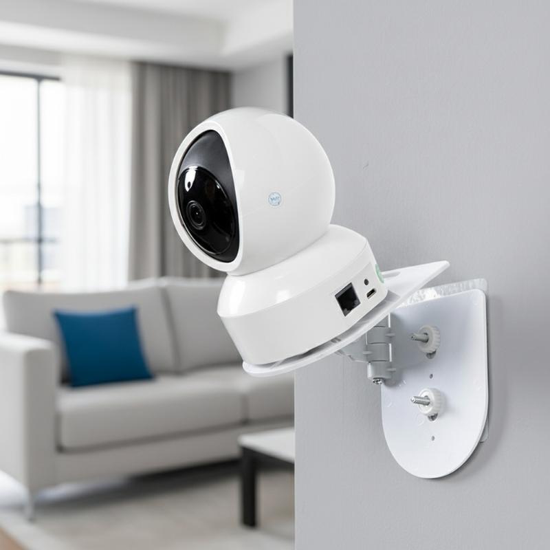 壁掛け式L字型PTZカメラブラケット、接着ベース付き、穴あけ - Home Security Group のレビューと価格