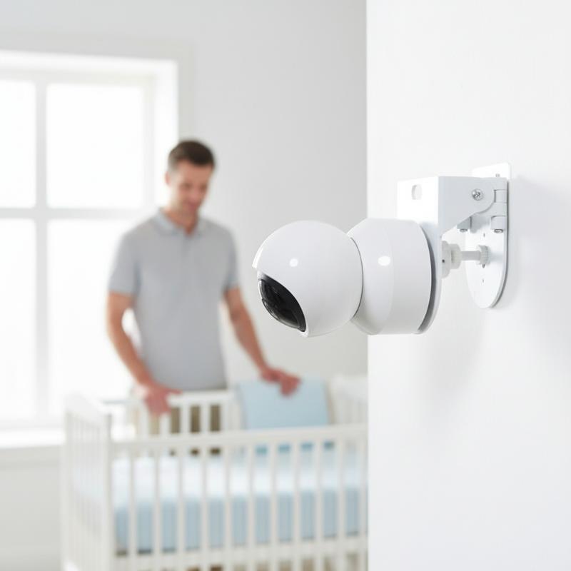 壁掛け式L字型PTZカメラブラケット、接着ベース付き、穴あけ - Home Security Group のレビューと価格