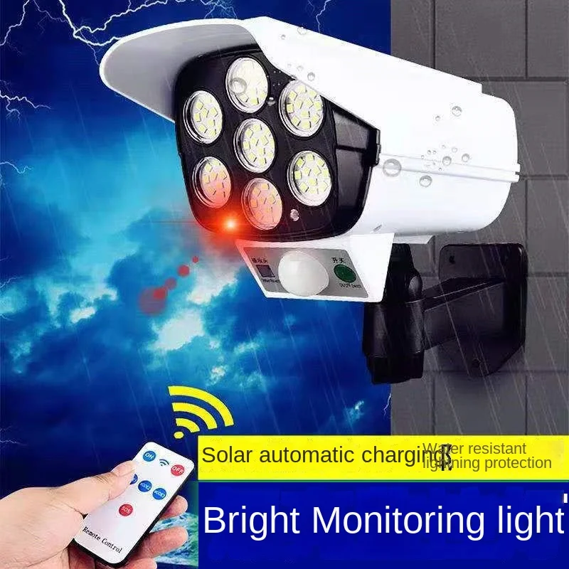 屋外ソーラーライトモーションセンサーセキュリティダミーカメラ - Home Security Group のレビューと価格