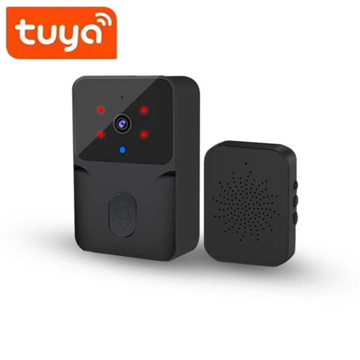 ワイヤレスドアベル WiFi Tuya 屋外 HD カメラド - Home Security Wireless Cameras のレビューと価格
