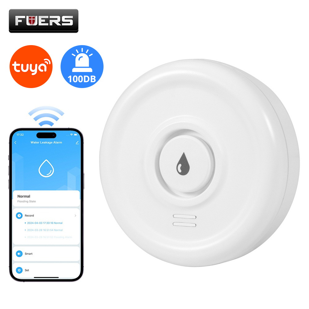 スマート漏水検知器,水位センサー,家庭用警報システム,Tuy - Home Security Deals のレビューと価格