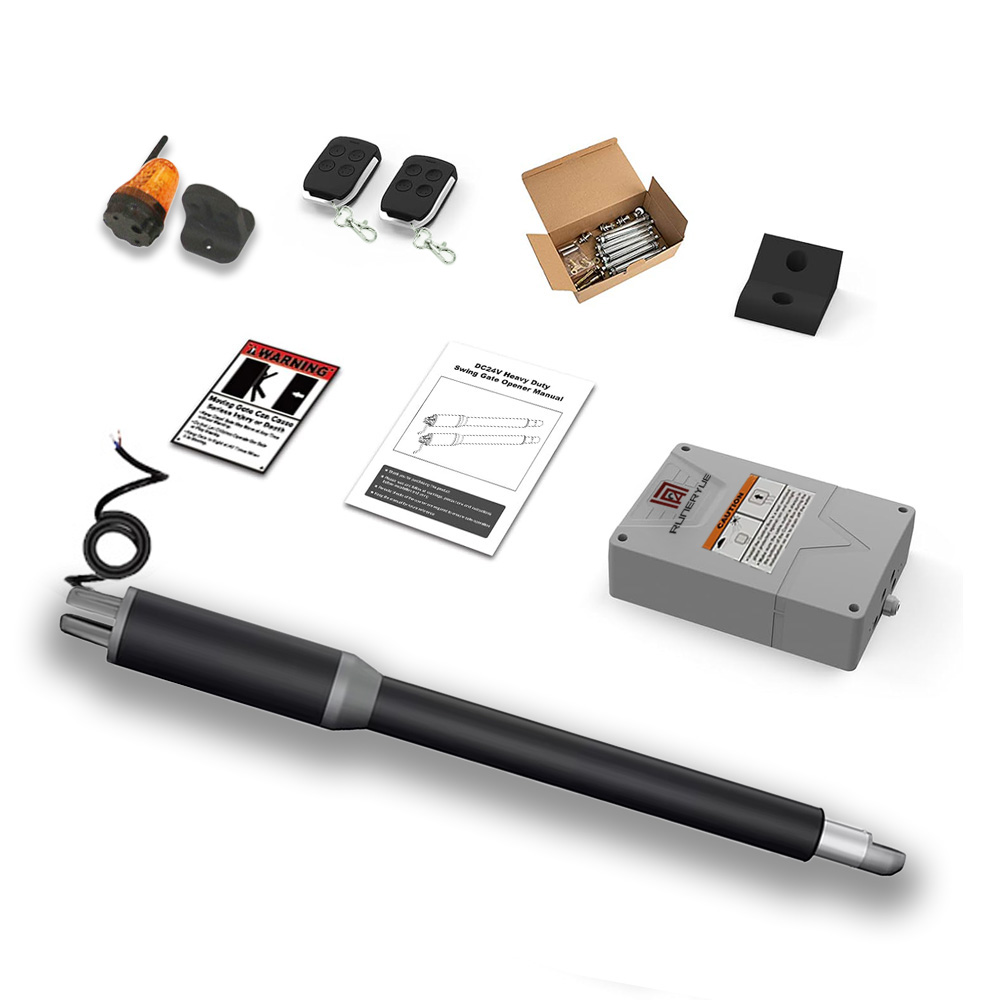 電動ゲートオープナー 中型 シングルスイングゲートオープナー - Home Security Electric Fence のレビューと価格