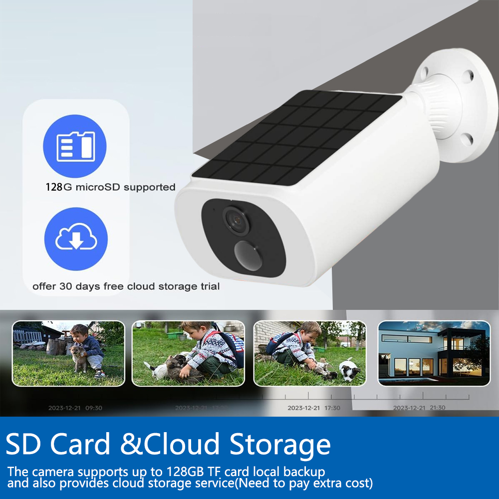 Tuya 5MP ソーラーセキュリティカメラワイヤレス屋外  - Home Security Group のレビューと価格