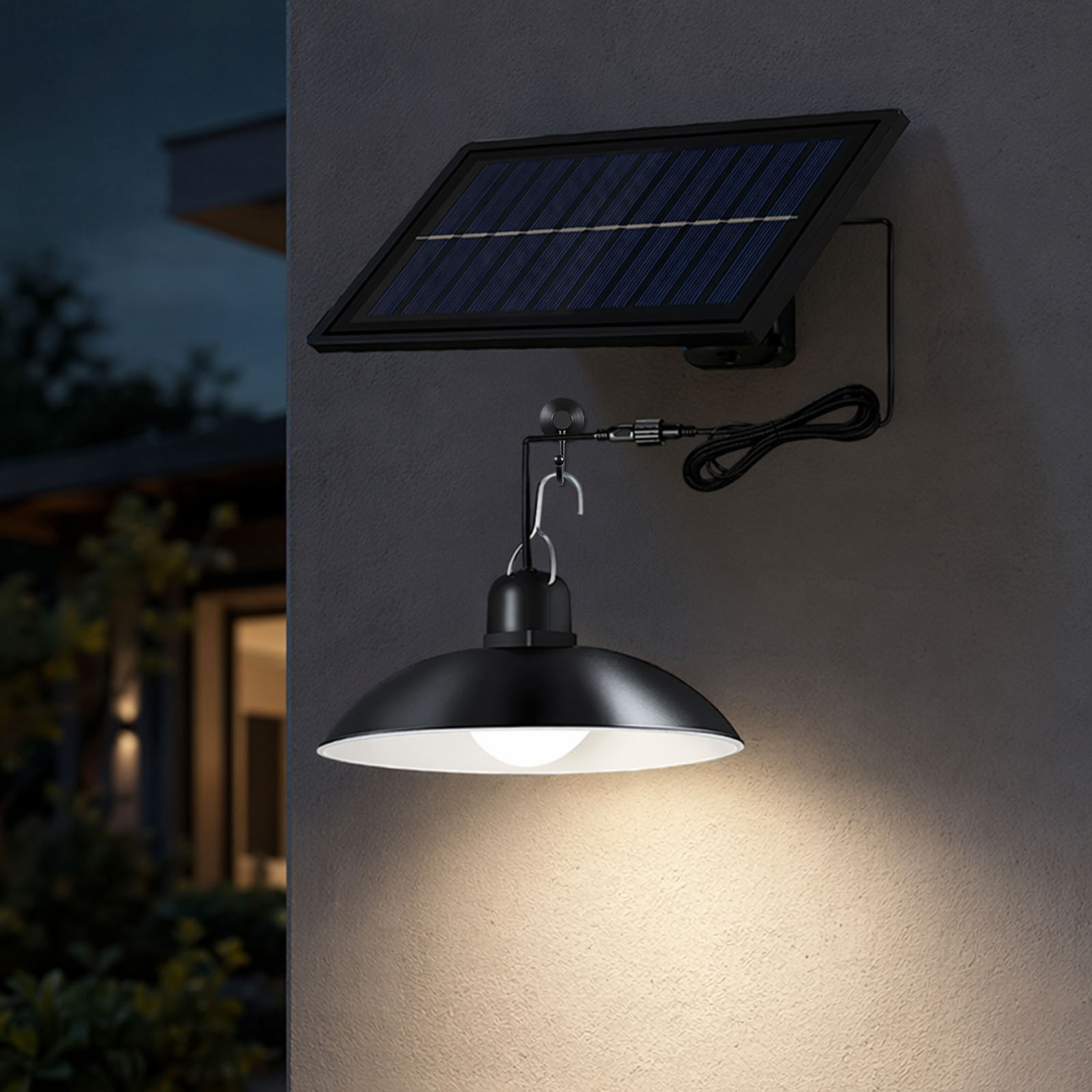 ソーラー街路灯 屋外用 商業駐車場ライト 夕暮れから夜明けま - Home Security Flood Lights のレビューと価格