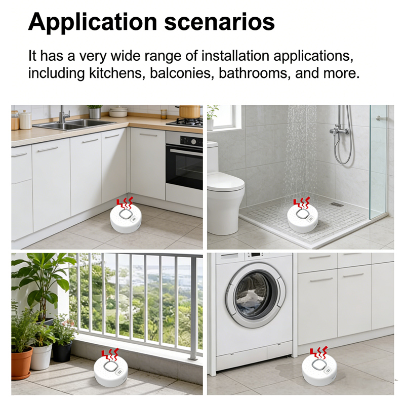 スマート水漏れ検知器 Tuya APP対応 WiFi Zig - Home Security Options のレビューと価格