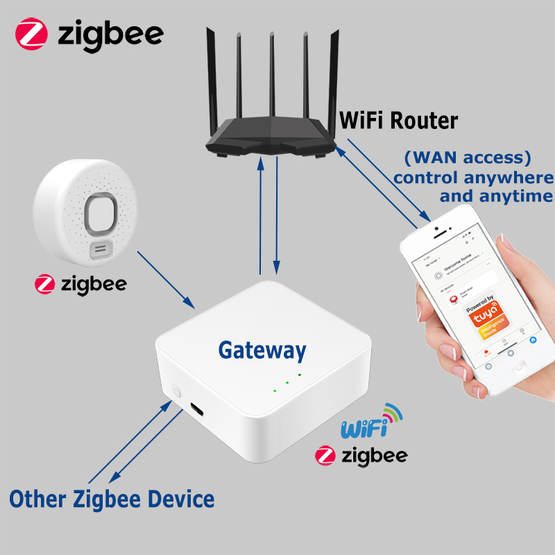 スマート水漏れ検知器 Tuya APP対応 WiFi Zig - Home Security Options のレビューと価格
