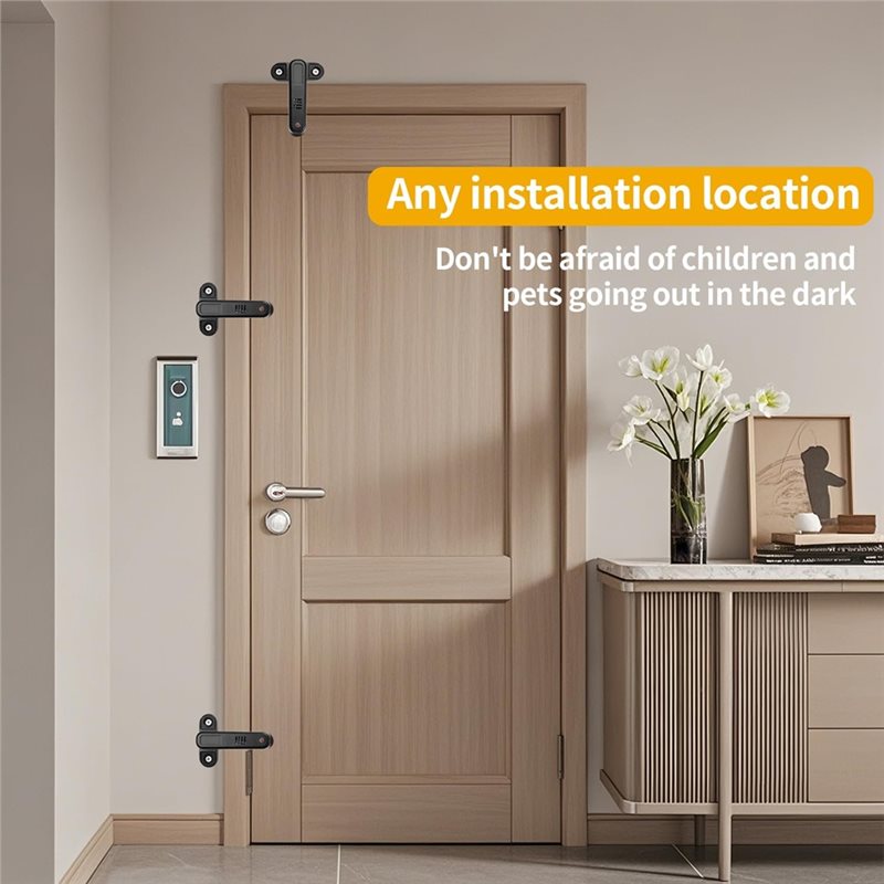 優れた防犯・防児機能を備えたホームセキュリティドアロック、ア - Home Security Door Reinforcement Lock のレビューと価格