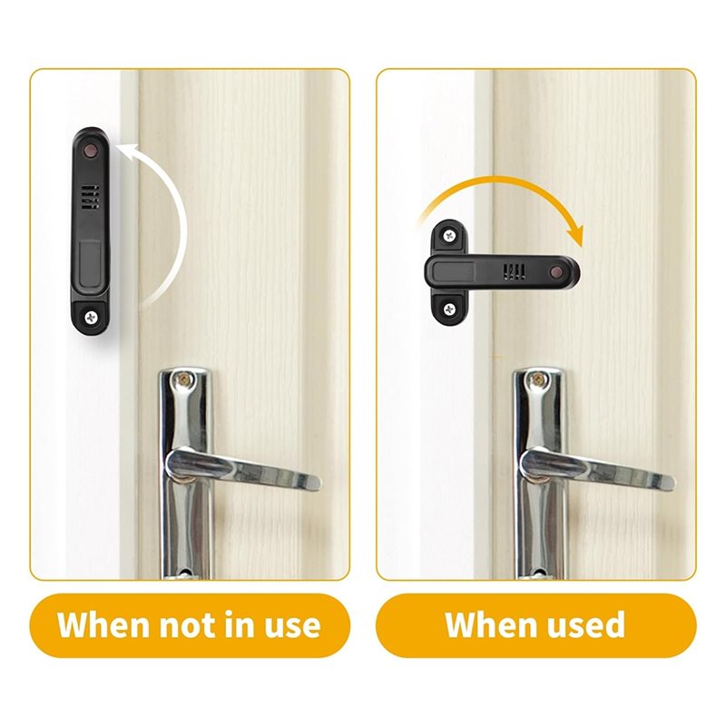 優れた防犯・防児機能を備えたホームセキュリティドアロック、ア - Home Security Door Reinforcement Lock のレビューと価格