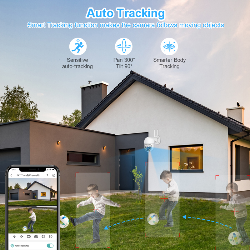 Smar 3MP ワイヤレス CCTV セキュリティカメラシ - Home Security Wireless Cameras のレビューと価格