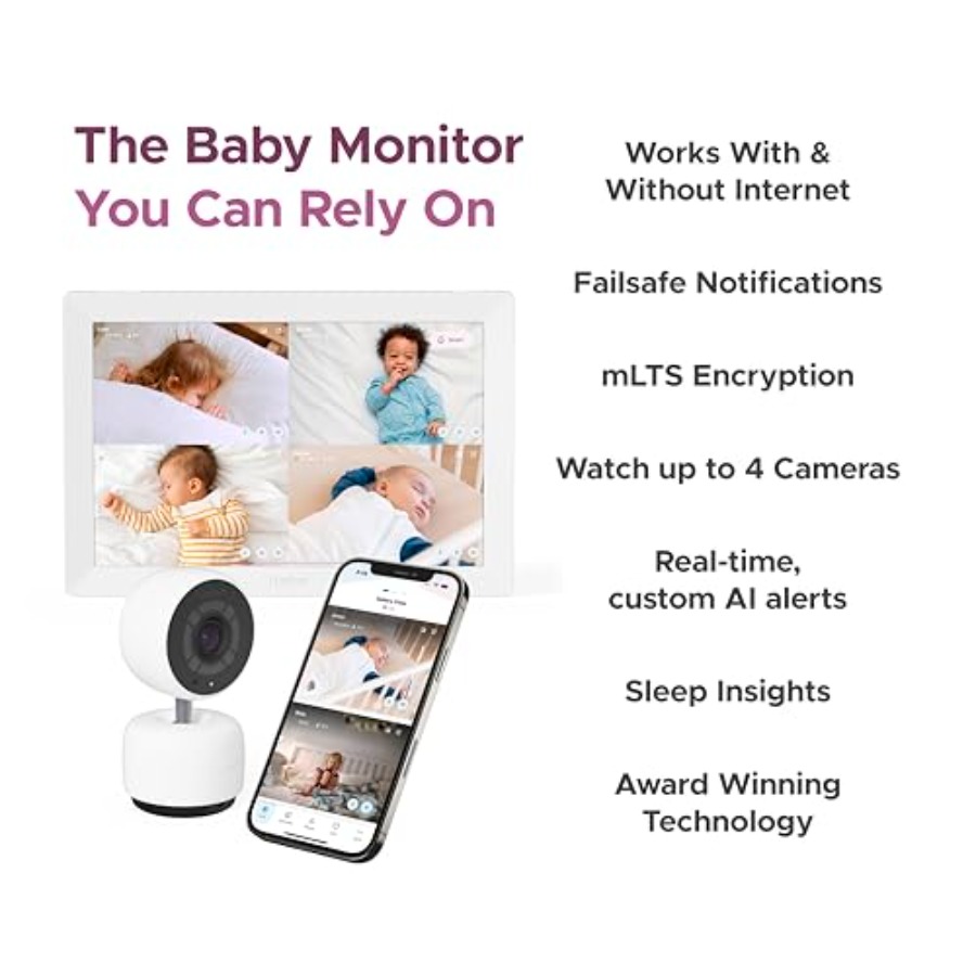 スマートベビーモニター、家庭用および旅行用タブレット10台付 - Home Security Options のレビューと価格