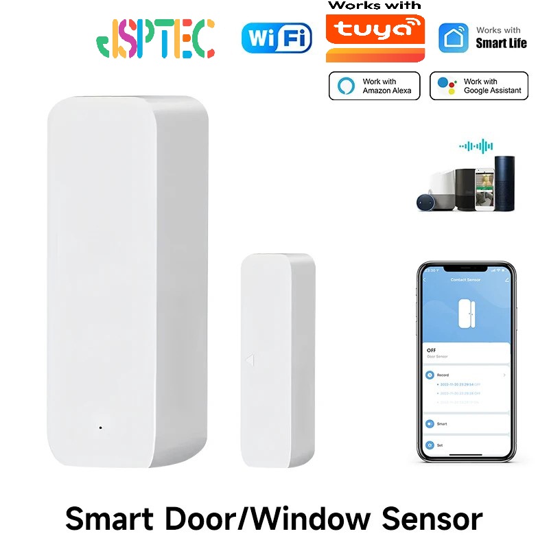 Tuya WiFi スマートドアセンサードア開閉検出器スマー - Home Security Deals のレビューと価格