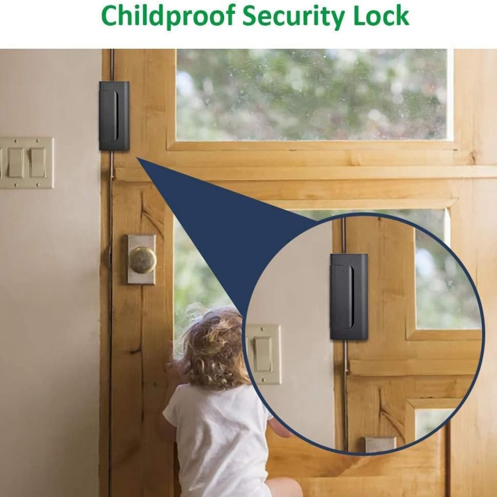 アルミ合金ドア補強ロックチャイルドプルーフアンチエントリーチ - Home Security Door Reinforcement Lock のレビューと価格